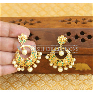 Designer gold plated earrings M351 - EARRINGS