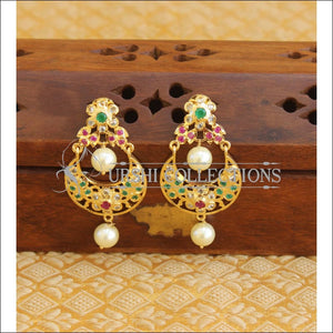 Designer gold plated earrings M355 - MULTY - Earrings