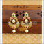 Designer gold plated earrings M355