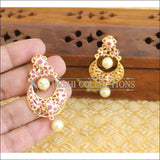 Designer gold plated earrings M355 - Earrings
