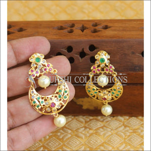 Designer gold plated earrings M355 - Earrings