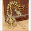 Designer Gold Plated Handmade Lakshmi Necklace Set UC-NEW791