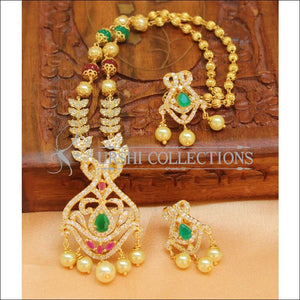 Designer Gold Plated Handmade Necklace Set UC-NEW1016 - Multi - Necklace Set