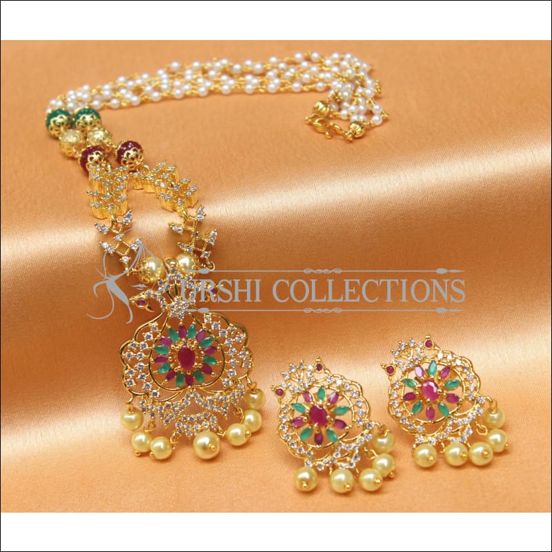 Designer Gold Plated Handmade Necklace Set UC-NEW1025 - Necklace Set