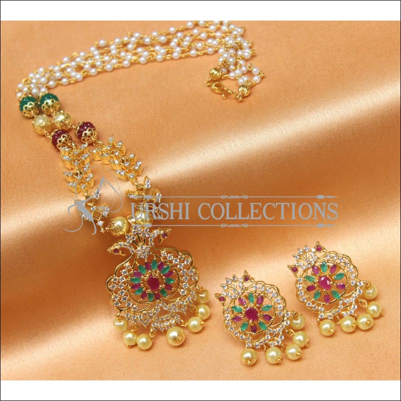 Designer Gold Plated Handmade Necklace Set UC-NEW1025 - Necklace Set