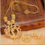 Designer Gold Plated Handmade Peacock Necklace Set UC-NEW799