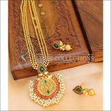 Designer Gold Plated Kempu Necklace Set UC-NEW1861 - Multi - Necklace Set