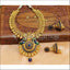 Designer Gold Plated Kempu Necklace Set UC-NEW714