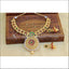 Designer Gold Plated Kempu Necklace Set UC-NEW752