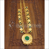 DESIGNER GOLD PLATED KERALA STYLE PALAKKA COIN NECKLACE M45 - Necklace Set