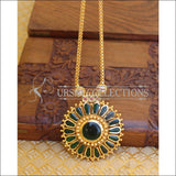 Designer gold plated Kerala Style Palakka Necklace M47 - Necklace Set