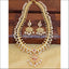 DESIGNER GOLD PLATED LONG  NECKLACE SET UC-NEW3188