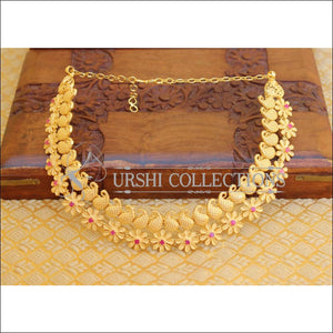 DESIGNER GOLD PLATED MANGO NECKLACE UTV853 - Necklace Set