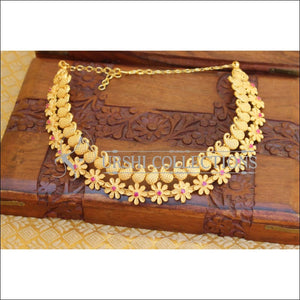 DESIGNER GOLD PLATED MANGO NECKLACE UTV853 - Necklace Set