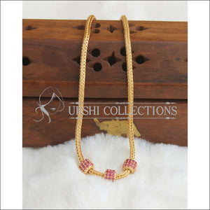 Designer gold plated necklace M347 - Necklace Set