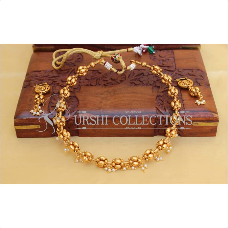 Designer gold plated necklace set M238 - Necklace Set
