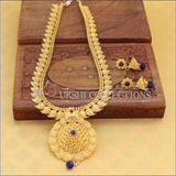 Designer Gold Plated Necklace Set UC-NEW120 - Blue - Necklace Set