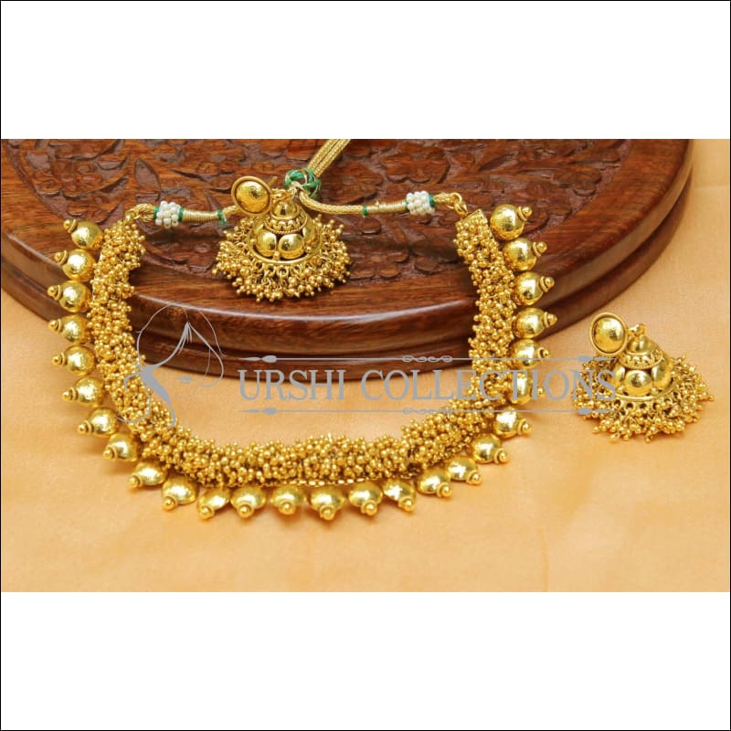 Designer Gold Plated Necklace Set UC-NEW1494 - Necklace Set