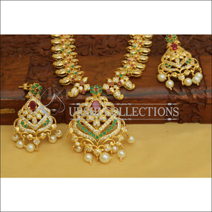 DESIGNER GOLD PLATED NECKLACE SET UC-NEW3183 - Necklace Set