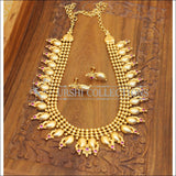 DESIGNER GOLD PLATED NECKLACE SET UTV760 - Necklace Set