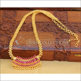 Designer Gold Plated Necklace UC-NEW2177 - Necklace Set