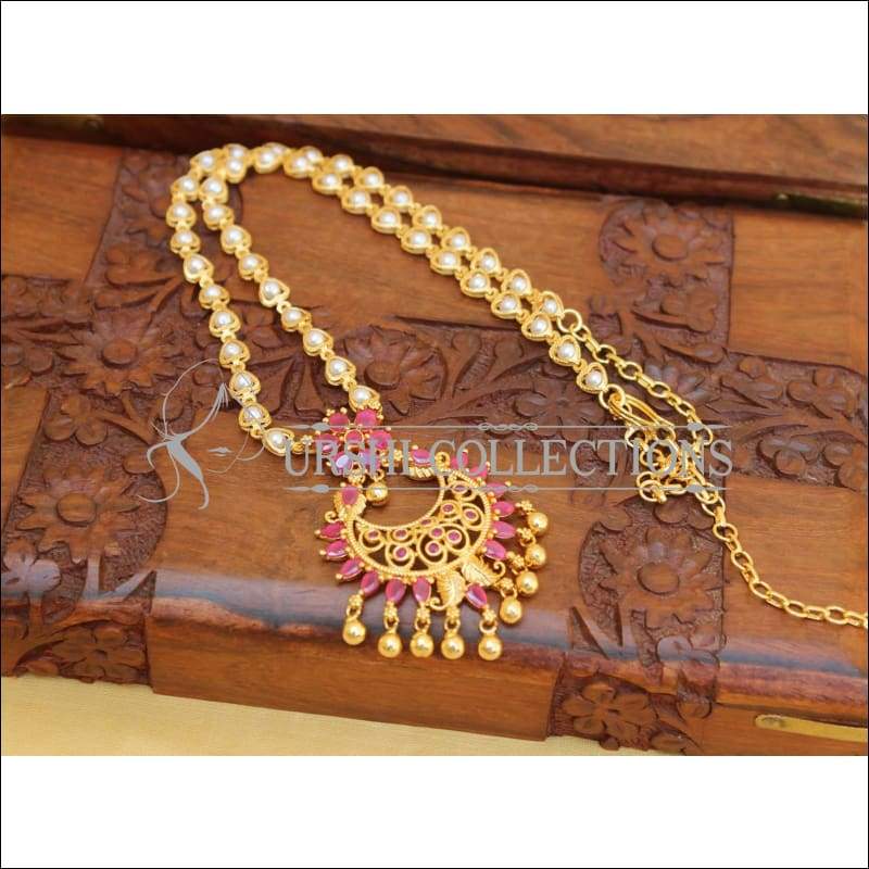 DESIGNER GOLD PLATED NECKLACE SET UC-NEW2999 - Necklace Set