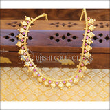DESIGNER GOLD PLATED NECKLACE UTV511 - necklace set
