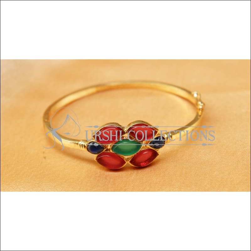 Designer Gold Plated Openable Kada UC-NEW1728 - Multi - Bracelets