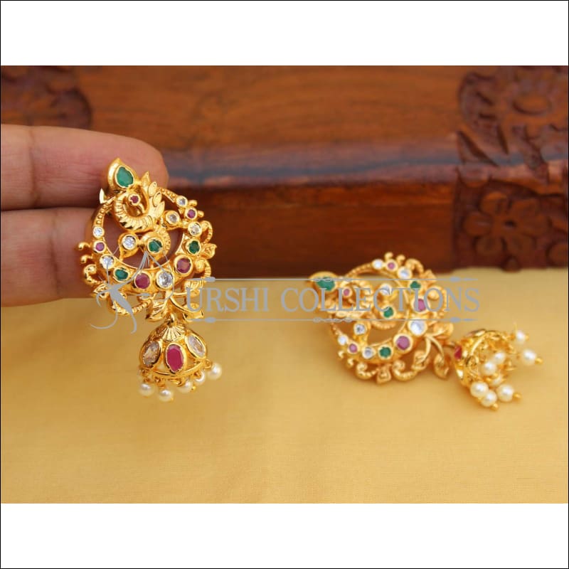 Ethiopian Dubai Arab Wedding Earrings Round Gold Color Earrings For Women  Girls Natural Jewelry Wedding Earring Jewery - Dangle Earrings - AliExpress
