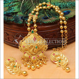 Designer Gold Plated Peacock Necklace Set UC-NEW1988 - Necklace Set