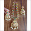 DESIGNER GOLD PLATED PEACOCK NECKLACE SET UTV1207