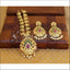 DESIGNER GOLD PLATED PEACOCK NECKLACE SET UTV705
