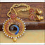 Designer Gold Plated Peacock Pendant Set UC-NEW2593