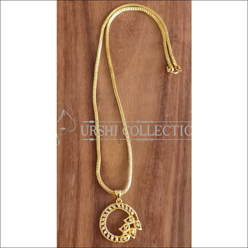 DESIGNER GOLD PLATED PENDANT UTV1287 - Pendant Set