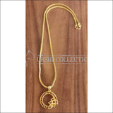 DESIGNER GOLD PLATED PENDANT UTV1289 - Pendant Set