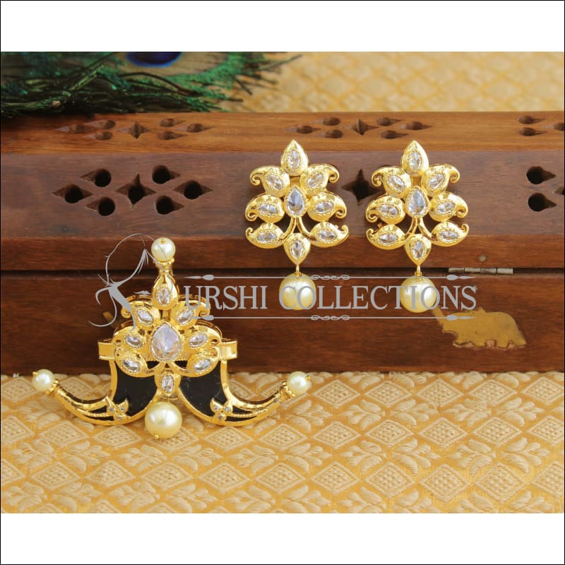 Designer gold plated pendnat set M417 - Pendant Set