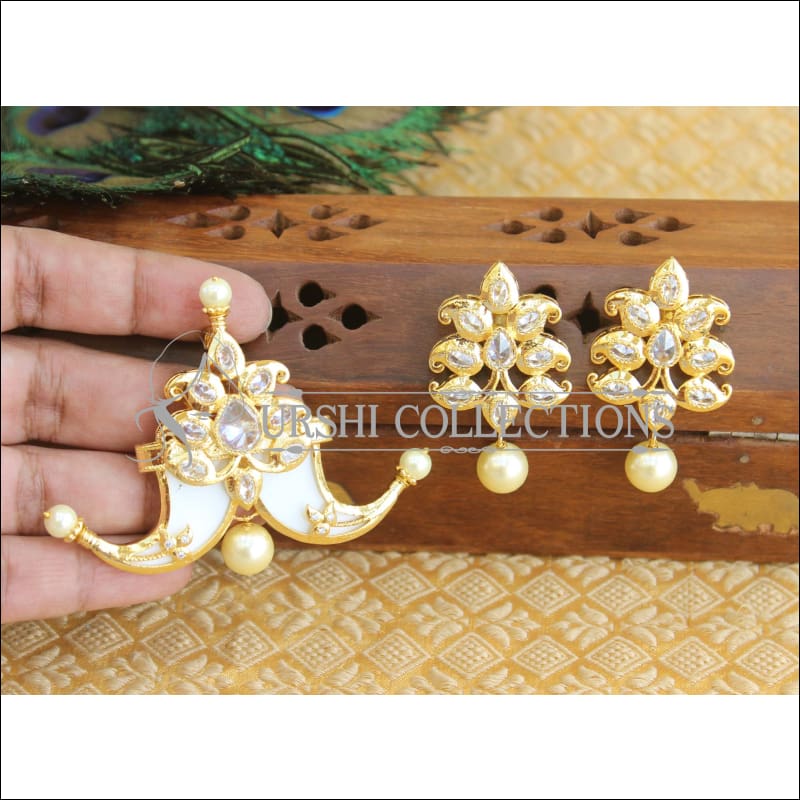 Designer gold plated pendnat set M420 - Pendant Set