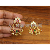 DESIGNER GOLD PLATED REAL KEMPU EARRINGS UTV540 - Earrings