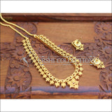 DESIGNER GOLD PLATED RUBY NECKLACE SET UC-NEW3196 - Necklace Set