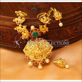 Designer Gold Plated Temple Necklace Set UC-NEW1481 - Necklace Set