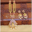DESIGNER GOLD PLATED TEMPLE NECKLACE SET UTV347