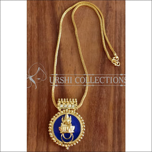 DESIGNER GOLD PLATED TEMPLE PENDANT UTV1286 - Pendant Set