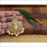 DESIGNER GOLD PLATED TEMPLE NECKLACE SET UTV285 - Necklace Set