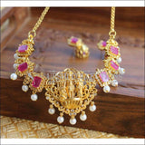 DESIGNER GOLDPLATED RAM PARIVAR NECKLACE SET UTV257 - NECKLACE SETS