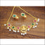 DESIGNER GOLDPLATED TEMPLE NECKLACE SET UTV259