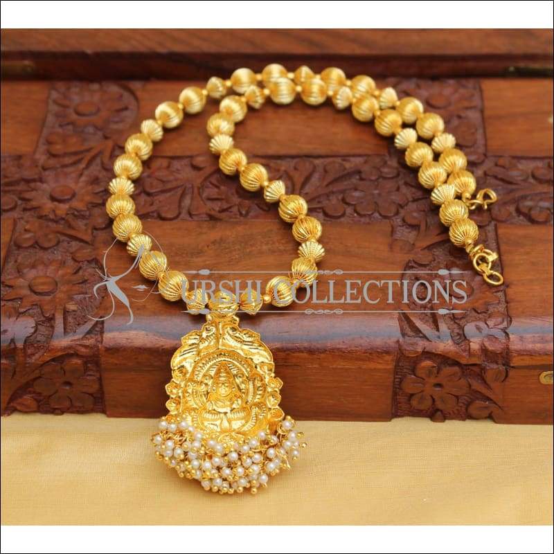 DESIGNER HAND MADE GOLD PLATED NECKLACE SET UC-NEW2872 - Necklace Set