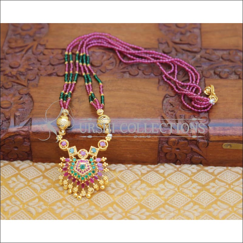 DESIGNER HAND MADE NECKLACE UTV82 - Necklace Set