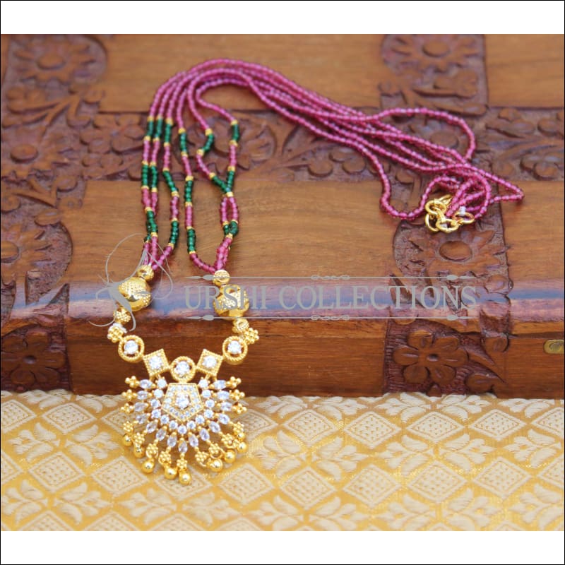 DESIGNER HAND MADE NECKLACE UTV85 - Necklace Set