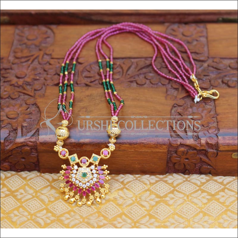 DESIGNER HAND MADE NECKLACE UTV86 - Necklace Set