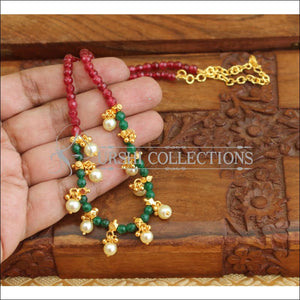 Designer handmade beads necklace M616 - Necklace Set